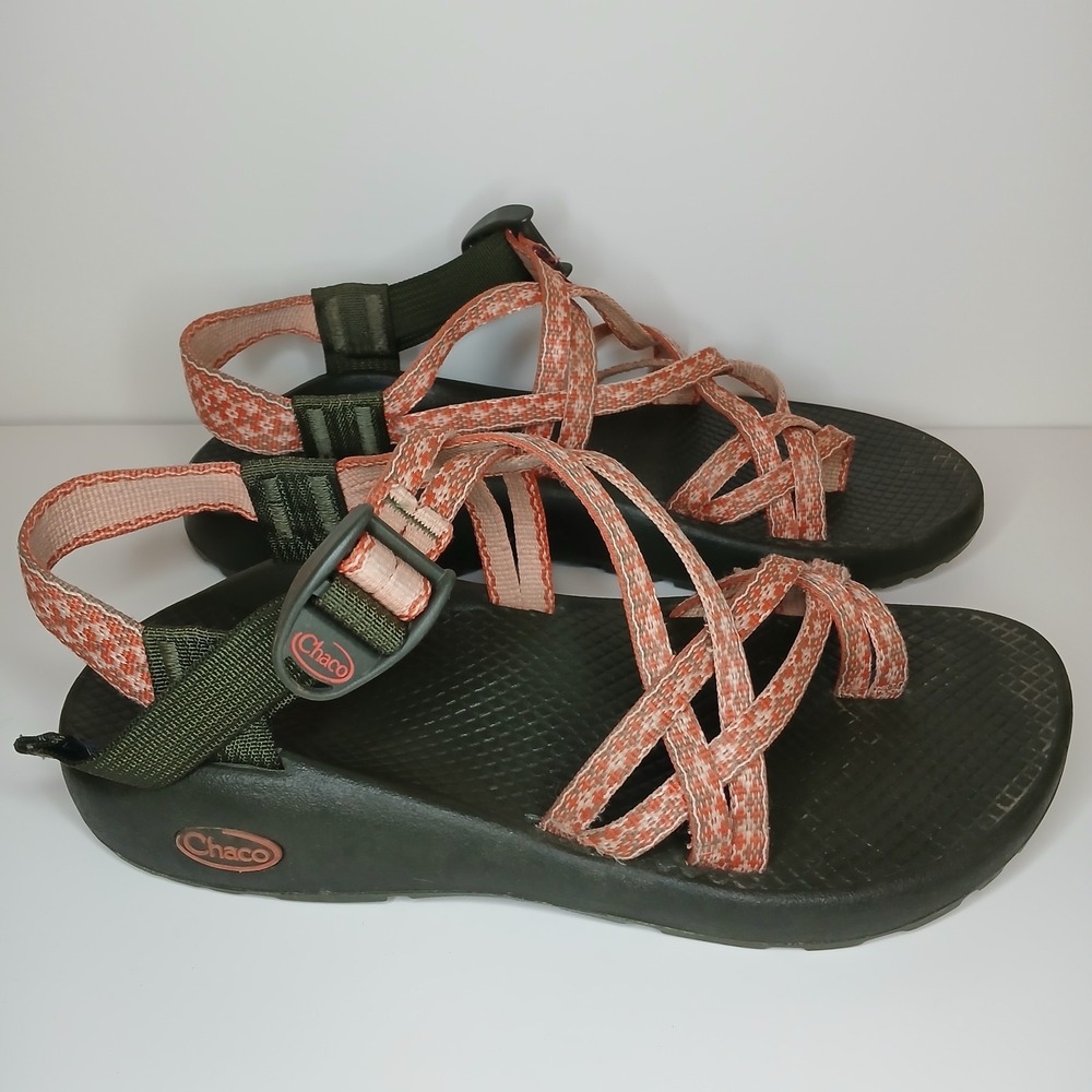 Chaco Sandal Women 8 ZX2 Double Strap Toe Loop Hiking Water Shoe Limerick Nectar